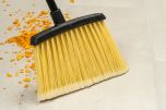CARL-4686100 30" Flagged Lobby Angle Broom (Black) - Duo-Sweep