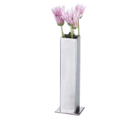 AMME-SSBV1 5-1/4" x 1-3/4" Stainless Square Bud Vase (Satin Finish)
