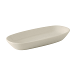 TUXT-BEZ-0921 9-1/4" x 4-1/4" Rectangular Relish Tray (American White/Eggshell)