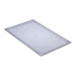 CAMB-30CWC135 Third-size Flat Food Pan Cover (Clear) - Camwear