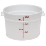 CAMB-RFS12148 12 Qt. Round Storage Container (Natural White)