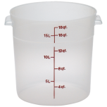 CAMB-RFS18PP190 18 Qt. Round Storage Container (Translucent)