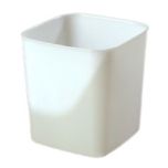 CARL-156802 8 Qt. Square Economical Food Storage Container (White) - StorPlus