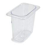 CARL-3068807 Ninth-size 6" Deep Food Pan (Clear) - StorPlus