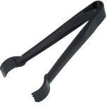CARL-480603 6" Plastic Pom Tong (Black) - Carly