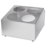 WINC-FC-4H 2-Tier Flatware Cylinder Holder