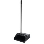CARL-36141003 30" Upright Lobby Dust Pan (Black) - Duo-Pan