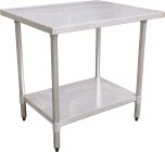 30" x 72" All Stainless Work Table