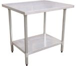 24" x 36" Stainless Work Table
