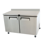 60.2" 2-Section Reach-In Worktop Refrigerator - FB Series