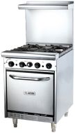 24" 4-Burner Gas Restaurant Range - HDC Series