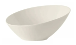 TUXT-AMU-408 22 oz. Slanted Bowl (Pearl White) - Specialty AlumaTux