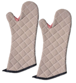 SJCR-800FG17 17" Oven Mitts - Range up to 450F (Tan) - BestGuard