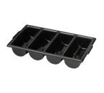TABL-1524B 4-Compartment Cutlery Bin (Black)