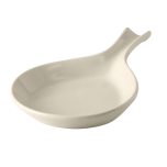 TUXT-BEP-114 18 oz. Fry Pan Server (American White/Eggshell) - DuraTux