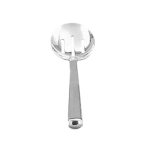 VOLL-46960 12" Slotted Hollow Handled Buffetware Serving Spoon