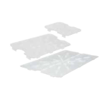 WINC-SP79DS Ninth-size Drain Shelf (Clear) - Poly-Ware