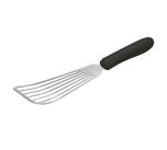 WINC-TKP-60 6-3/4" x 3-1/4" Fish Spatula (Black Handle)