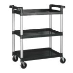 WINC-UC-2415K Sale! 3-Tier Utility Cart (Black)