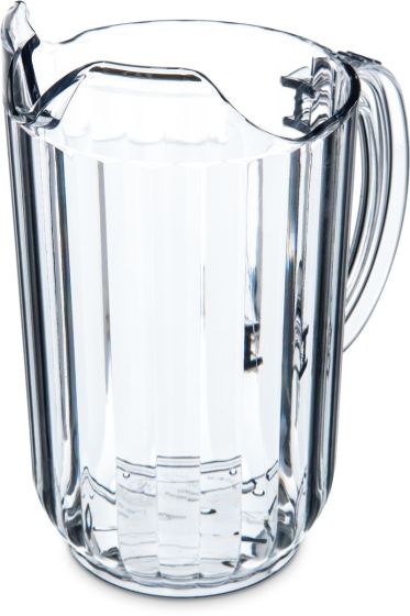 CARL-553807 48 oz. Fluted Pitcher with Ice Trap (Clear)