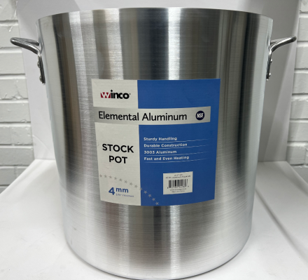 Update Aluminum 40 Quart Stock Pot, 14.25