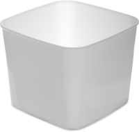 CARL-155602 6 Qt. Economical Food Storage Container (White) - StorPlus