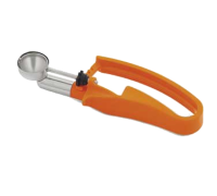 VOLL-47404 .33 oz. Disher with Ergonomic Handle (Orange) - Size 100