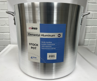 WINC-ALST-32 32 Qt. Stock Pot - Elemental Aluminum