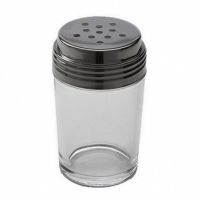 AMME-4406 6 oz. Perforated Glass Cheese Shaker