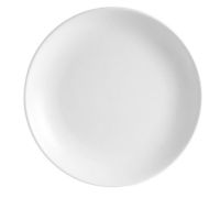 CACC-COP-6 6" Porcelain Coupe Bread Plate (Super White) - COP
