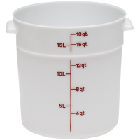 CAMB-RFS18148 18 Qt. Round Storage Container (Natural White)