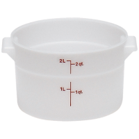 CAMB-RFS2148 2 Qt. Round Storage Container (Natural White)