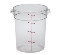 CAMB-RFS4148 4 Qt. Round Storage Container (Natural White)