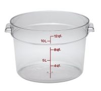 CAMB-RFSCW12135 12 Qt. Round Storage Container (Clear) - Camwear