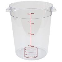 CARL-1076607 8 Qt. Round Food Storage Container (Clear) - Storplus
