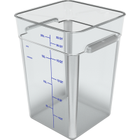 CARL-1195607 22 Qt. Square Food Storage Container (Clear)