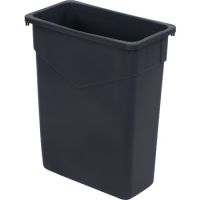 CARL-34201523 15 Gal. Rectangular Waste Container (Gray) - Trimline