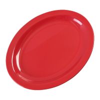 CARL-KL12705 12" x 9" Oval Platter (Red) - Kingline