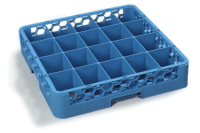 CARL-RC2014 *SPECIAL* Full-size 20-Compartment Dishwasher Cup Rack (Blue) - OptiClean