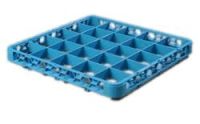 CARL-RE2514 Full-Size 25-compartment Divided Glass Rack Extender (Blue) - OptiClean