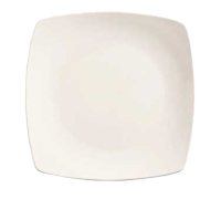 WTI-840-470S 11" Porcelana Square Porcelain Plate (Bright White)