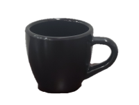 GET-C-1004-BK 3 oz. Melamine Espresso Cup (Black)