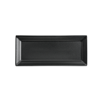 HALL-309060AFCA 12" Rectangular Platter (Black) - Times Square