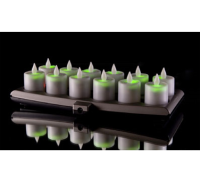 HOLL-EVOX12-CL Rechargeable Flameless Lighting Candle Set with Charging Tray - Evolution