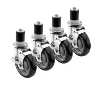 KROW-28-129S 5" Stem Casters with Brakes