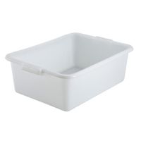 WINC-PL-7W 20-1/4" x 15-1/2" x 7" Dish Box (White)
