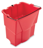 RUBB-2064907 18 Qt. Dirty Water Bucket (Red) - WaveBrake