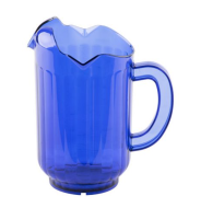 VOLL-6010-44  60 oz. Deluxe Three-Lipped Pitcher (Cobalt Blue) - Tuffex I