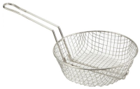 WINC-MSB-10 10" Round Culinary Basket (Nickel Plated)