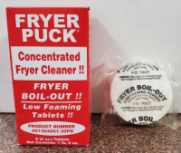 FRAN-143-1096 4 oz. Fryer Puck (Box of 5 Tablets)